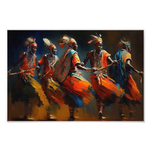 The Dance of the Maasai Africa Photo Print