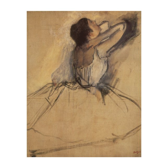 The Dancer by Edgar Degas, Vintage Ballerina Art (Front)