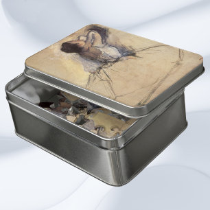 The Dancer by Edgar Degas, Vintage Ballerina Art Jigsaw Puzzle