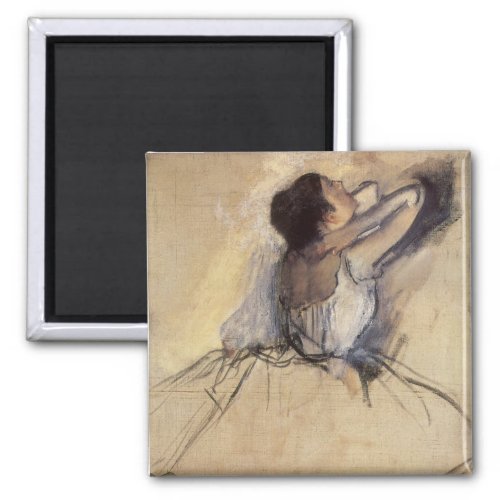 The Dancer by Edgar Degas Vintage Ballerina Art Magnet