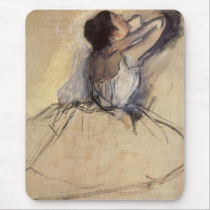 The Dancer by Edgar Degas, Vintage Ballerina Art Mouse Pad