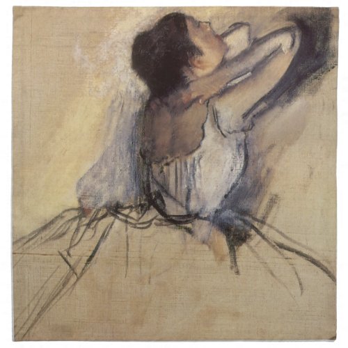 The Dancer by Edgar Degas Vintage Ballerina Art Napkin