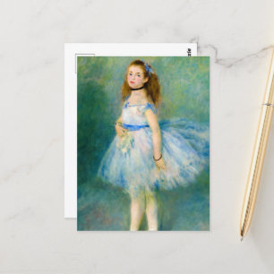 The Dancer by Pierre-Auguste Renoir Postcard