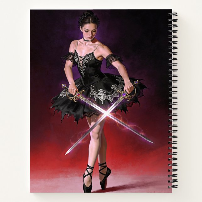 The Dancer  Notebook (Back)