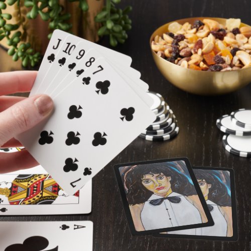 The Dancer Painting by Alfred Fox Poker Cards