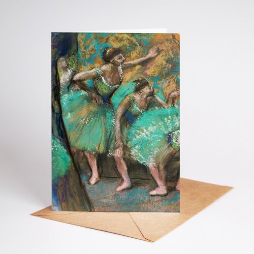 The Dancers  Edgar Degas Card