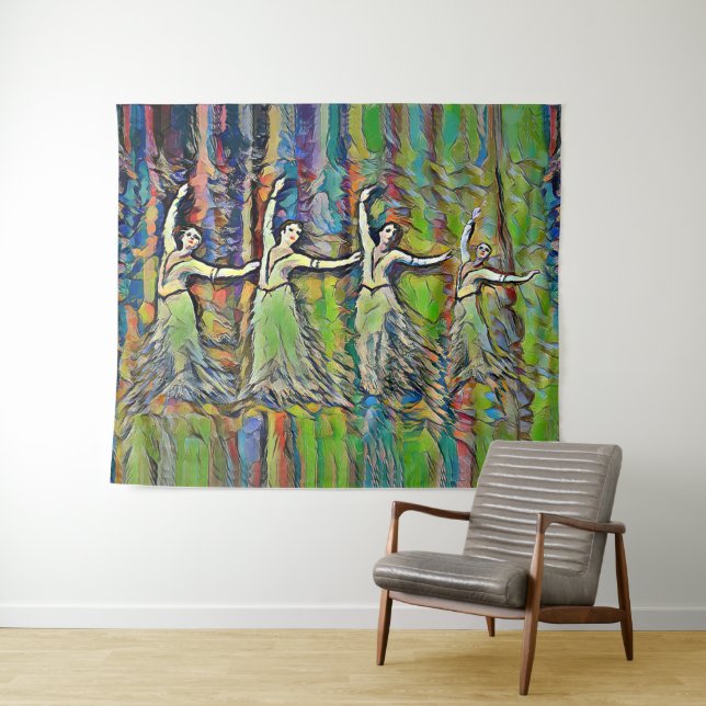 The Dancers Tapestry (In Situ (Horizontal))