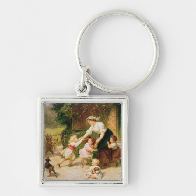The Dancing Bear Keychain (Front)