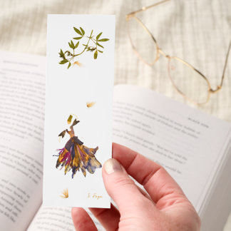 The Dancing Blossom | Pressed Flower Artwork Bookmarks