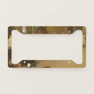 The Dancing Class (1870) Edgar Degas License Plate Frame