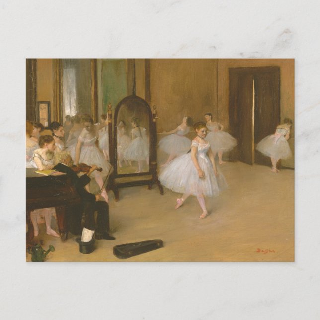The Dancing Class (1870)  Edgar Degas Postcard (Front)