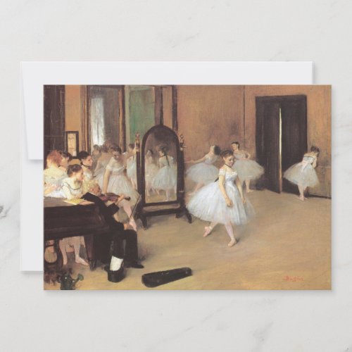 The Dancing Class by Edgar Degas Vintage Ballet