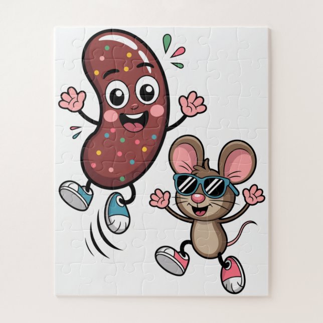 The Dancing Duo Puzzle Art  (Vertical)