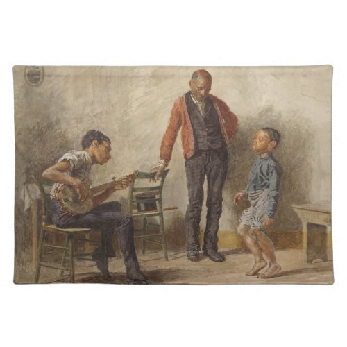 The Dancing Lesson by Thomas Eakins Cloth Placemat
