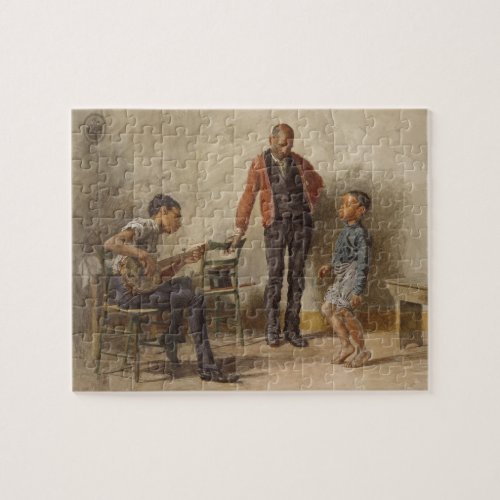 The Dancing Lesson by Thomas Eakins Jigsaw Puzzle