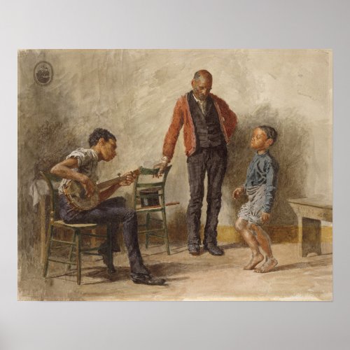 The Dancing Lesson by Thomas Eakins Poster