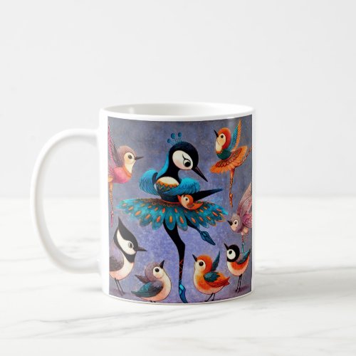 The Dancing Peacock Coffee Mug