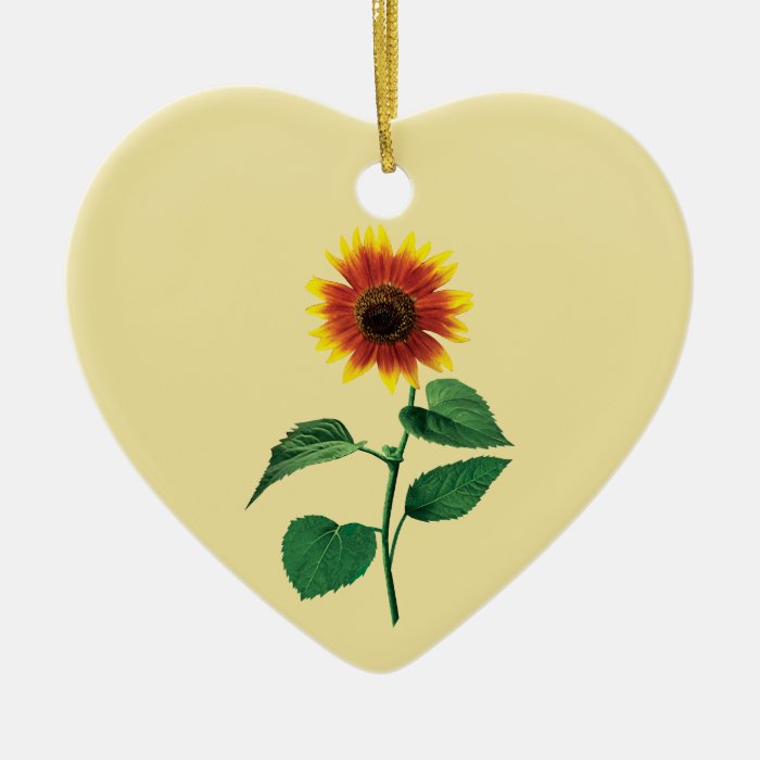 The Dancing Sunflower Christmas Tree Ornaments