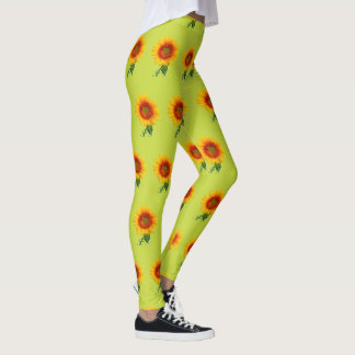 THE DANCING SUNFLOWER LEGGINGS