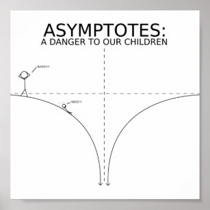 The danger of asymptotes poster