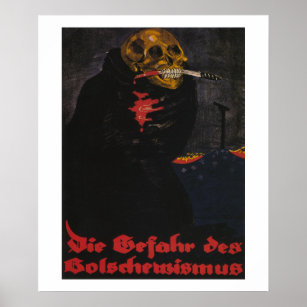 The danger of bolshevism (1919)_Propaganda Poster