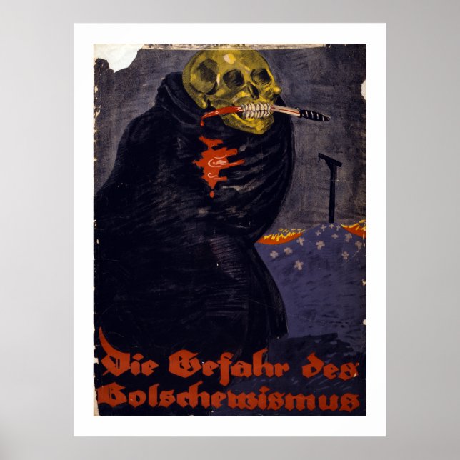 The Danger of Bolshevism (canvas) Poster (Front)