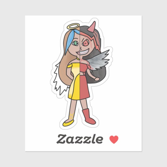 The Dangerous Angel Sticker (Sheet)