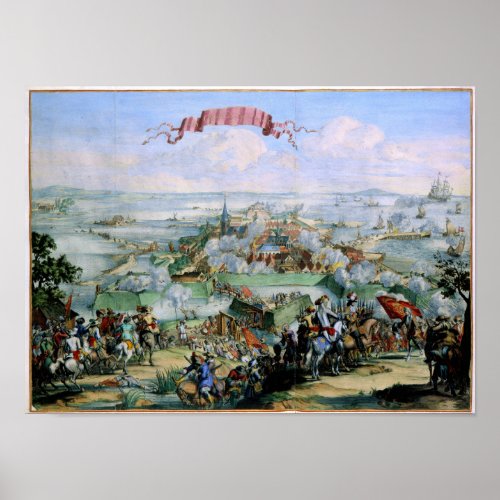 The Danish Conquest of Kristianstadt 1675 Poster