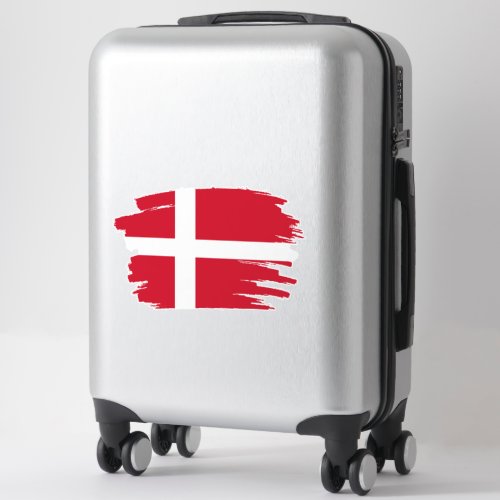 The Danish Flag  Sticker