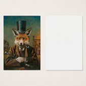 The Dapper Fox ACEO Business Card (Front & Back)