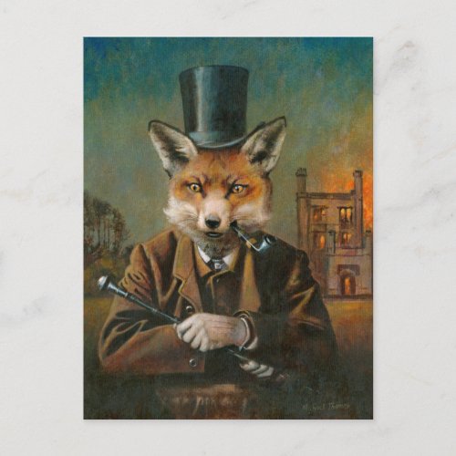 The Dapper Fox Post Card