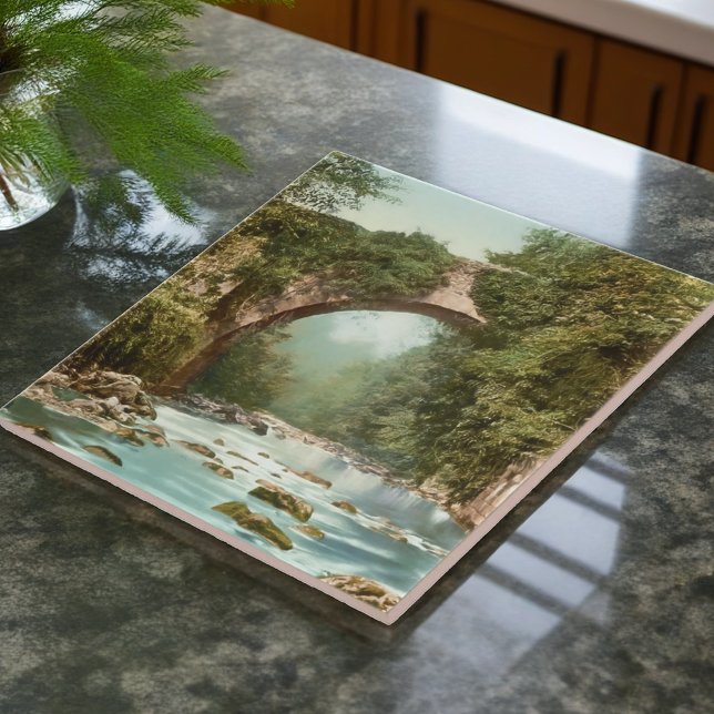 The Dargle Bridge In Ireland Ceramic Tile (Creator Uploaded)