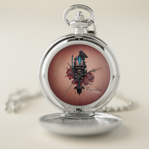 The Dark and Mysterious World of Gothic Skull Pocket Watch