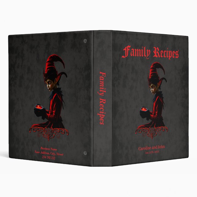 The dark christmas time.  3 ring binder (Background)