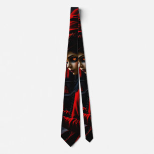 The dark christmas time. neck tie