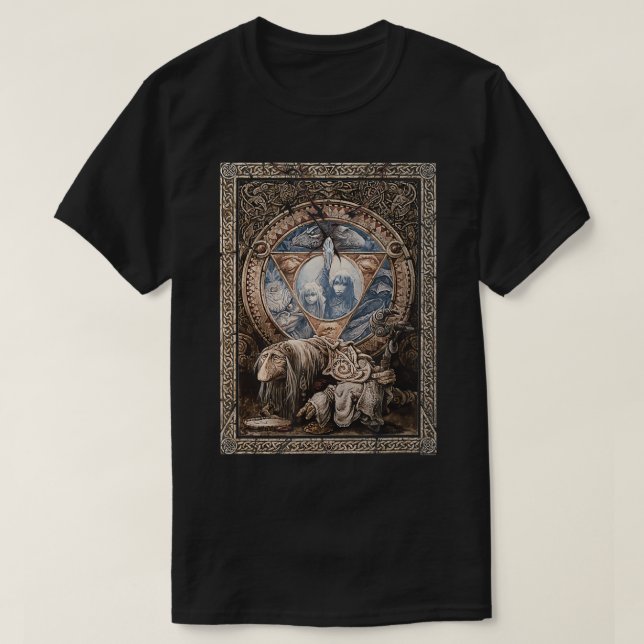 The Dark Crystal Ornate Poster  T-Shirt (Design Front)