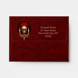 The dark elegance of the Gothic style. Envelope