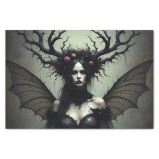 The Dark Fairy Fantasy Decoupage