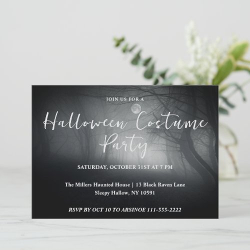 The Dark Forest Party Invitation