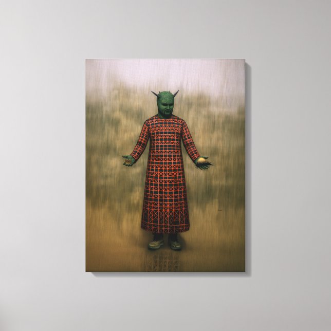 The Dark Man Canvas Print (Front)