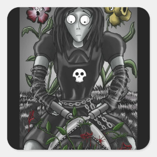 The Dark Mirror collector pin 2 Square Sticker