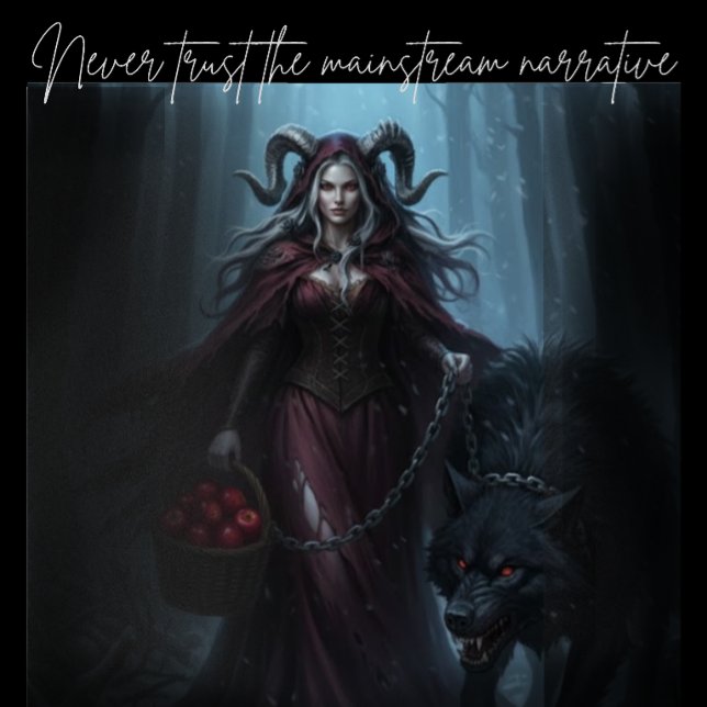 The Dark Red Ridding Hood Poster (Creator Uploaded)