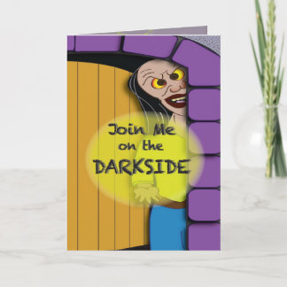 The Dark Side of Halloween Card