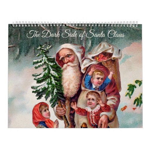 The Dark Side Of Santa Vintage Calendar
