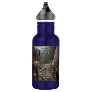 The darkest valley stainless steel water bottle