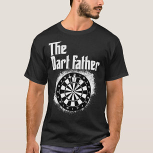 The Dart Father for Dart Players or Dart Teams T-Shirt