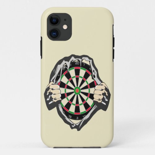 The dartboard on your chest iPhone 11 case