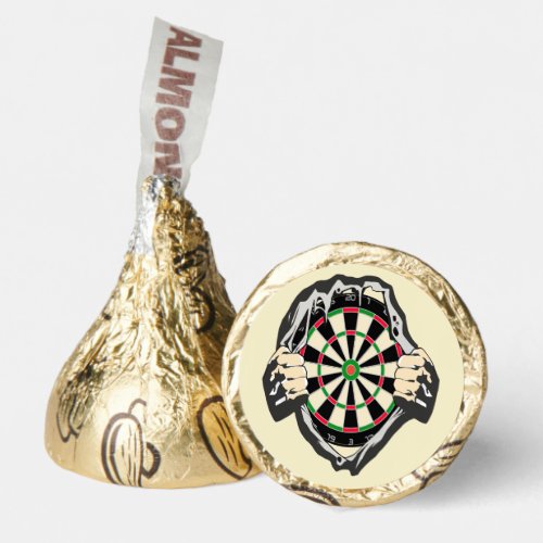 The dartboard on your chest hersheys kisses