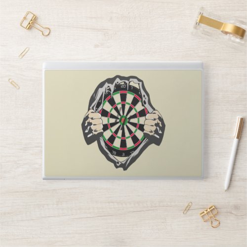 The dartboard on your chest HP laptop skin