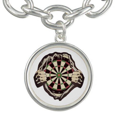 The dartboard on your chest placemat bracelet